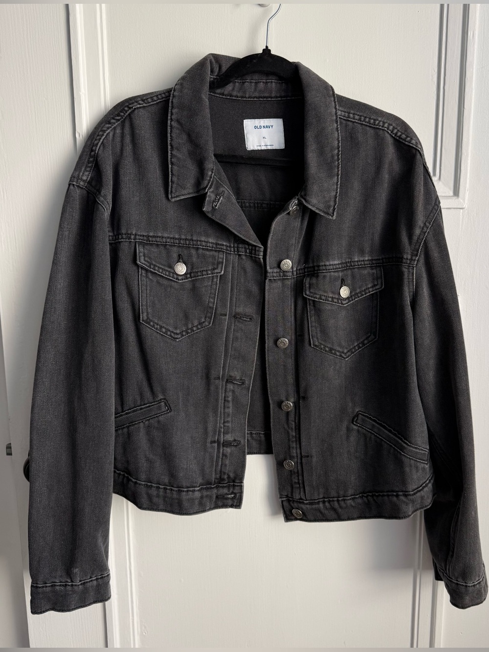 Old navy black jean jacket